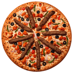 SEEKH KABAB  PIZZA