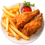 LEG BROAST WITH FRIES